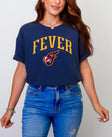 Indiana Fever Old School Varsity T-Shirt