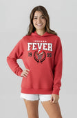 Indiana Fever Retro Statement Vintage Fleece Hoodie