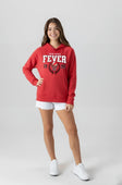 Indiana Fever Retro Statement Vintage Fleece Hoodie