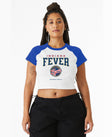 Indiana Fever Varsity Edge Women's Raglan Baby Tee