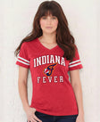 Indiana Fever Victory Mode Women's V-Neck Jersey Tee