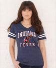 Indiana Fever Victory Mode Women's V-Neck Jersey Tee