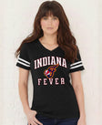 Indiana Fever Victory Mode Women's V-Neck Jersey Tee