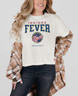 Indiana Fever Varsity Edge Women's Cropped Boxy Tee