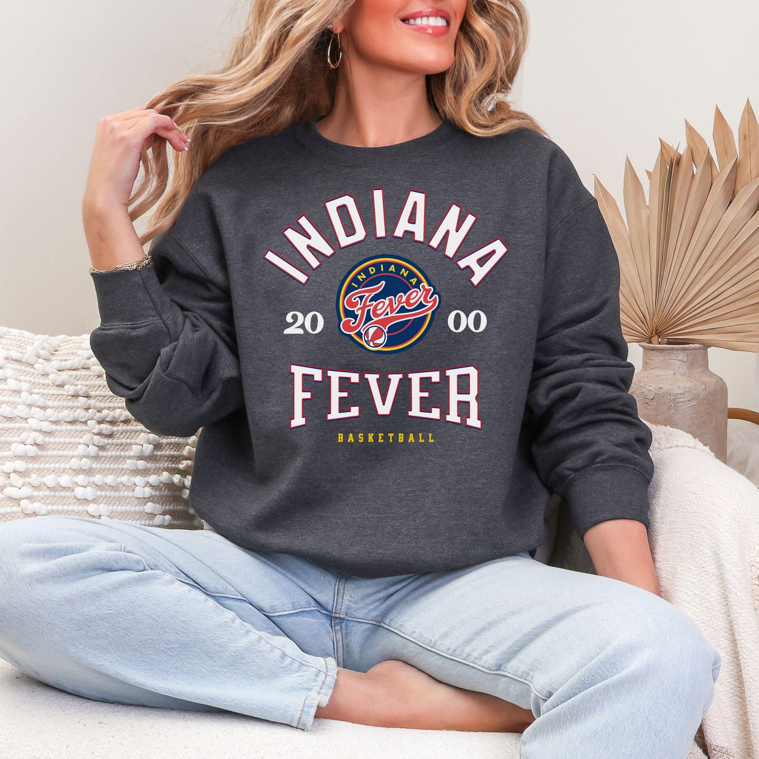 Indiana Fever Vintage Hoops Crewneck Sweatshirt
