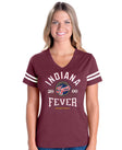 Indiana Fever Vintage Hoops Women's V-Neck Tee
