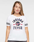 Indiana Fever Vintage Hoops Women's V-Neck Tee