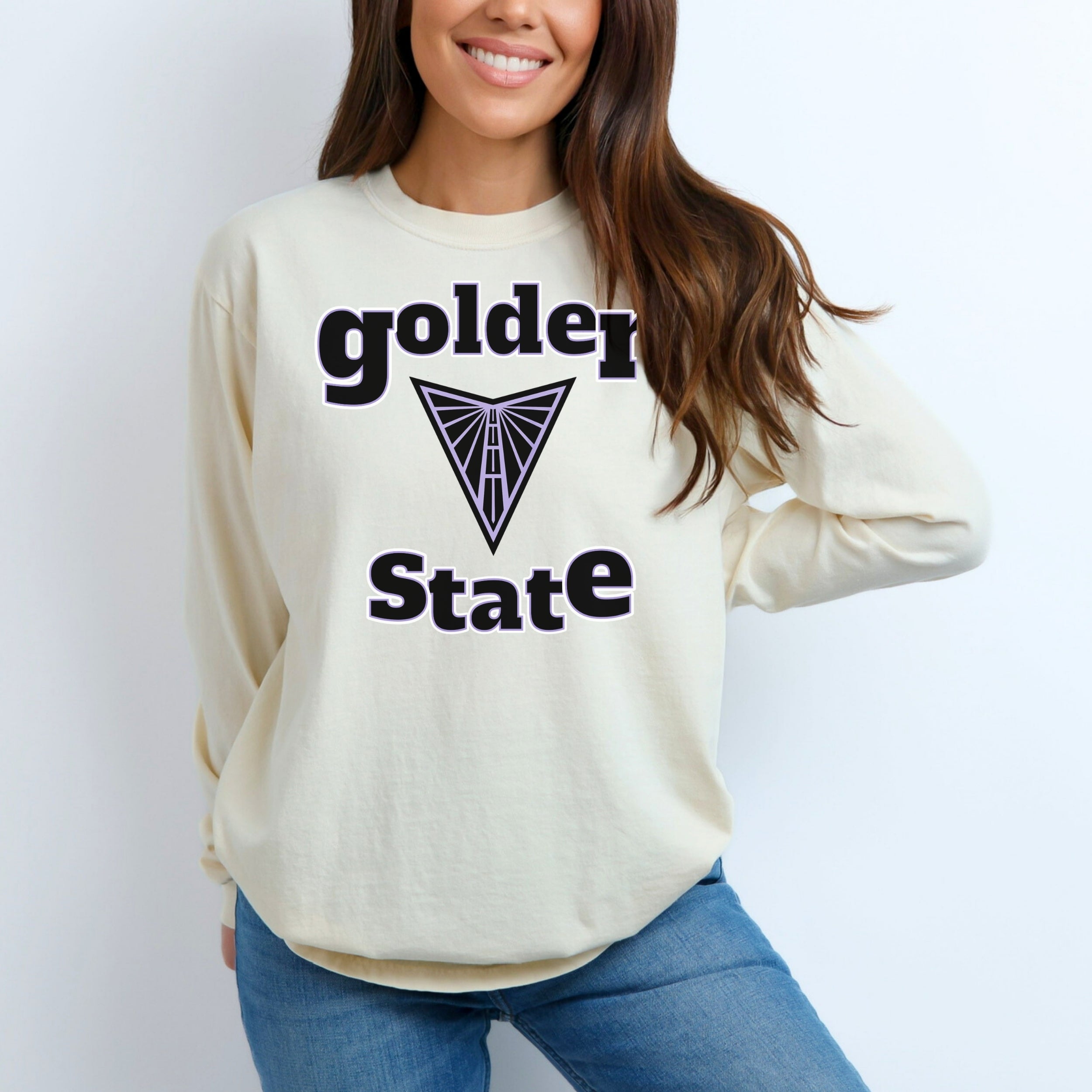 Golden State Valkyries Retro Freestyle Long Sleeve Tee
