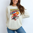 Indiana Fever Freddy Fever Mascot Long Sleeve Tee