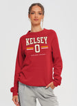 Kelsey Mitchell Fever Drop Fleece Crewneck