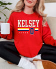 Kelsey Mitchell Indiana Fever Power Player Crewneck Sweatshirt