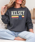 Kelsey Mitchell Indiana Fever Power Player Crewneck Sweatshirt
