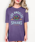 Los Angeles Sparks Retro Hoops T-Shirt