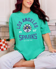 Los Angeles Sparks Throwback Hoops T-Shirt