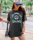 Los Angeles Sparks Throwback Hoops T-Shirt