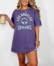 Los Angeles Sparks Throwback Hoops T-Shirt