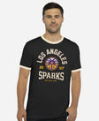 Los Angeles Sparks Vintage Hoops Ringer T-Shirt