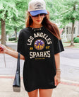 Los Angeles Sparks Vintage Hoops T-Shirt
