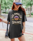 Los Angeles Sparks Vintage Hoops T-Shirt