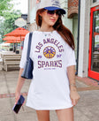 Los Angeles Sparks Vintage Hoops T-Shirt