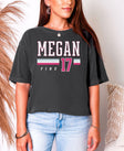 Megan DiLeo Gustafson Portland Fire Power Player T-Shirt