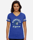 Minnesota Lynx Fearless Hustle Women's V-Neck Tee