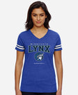 Minnesota Lynx Midnight Varsity Edge Women's V-Neck Tee