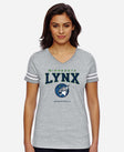 Minnesota Lynx Midnight Varsity Edge Women's V-Neck Tee
