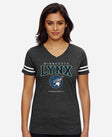 Minnesota Lynx Midnight Varsity Edge Women's V-Neck Tee