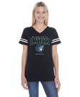 Minnesota Lynx Midnight Varsity Edge Women's V-Neck Tee
