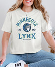 Minnesota Lynx Vintage Hoops Women's Boxy Cropped Tee