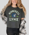 Minnesota Lynx Vintage Hoops Women's Boxy Cropped Tee