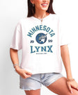 Minnesota Lynx Vintage Hoops Women's Boxy Cropped Tee