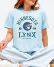 Minnesota Lynx Vintage Hoops Women's Boxy Cropped Tee