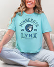 Minnesota Lynx Vintage Hoops Women's Boxy Cropped Tee