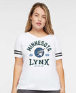 Minnesota Lynx Vintage Hoops Women's V-Neck Tee