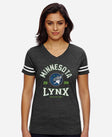 Minnesota Lynx Vintage Hoops Women's V-Neck Tee