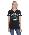 Minnesota Lynx Vintage Hoops Women's V-Neck Tee
