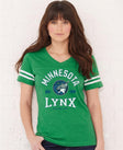 Minnesota Lynx Vintage Hoops Women's V-Neck Tee