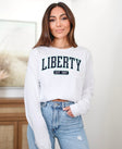 New York Liberty Courtside Classic Long Sleeve T-Shirt