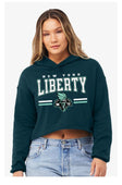 New York Liberty Legacy Women's Cropped Fleece Hoodie