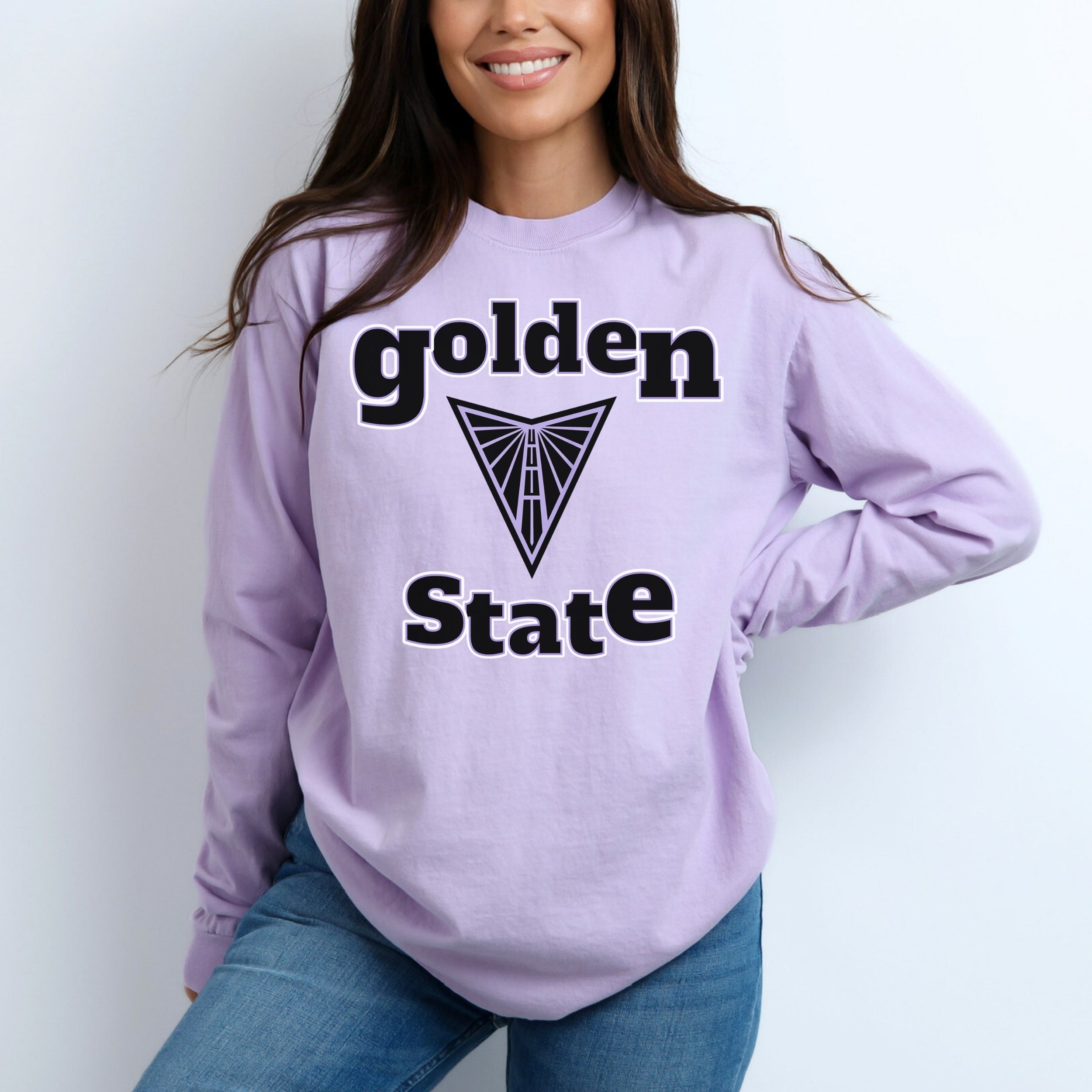 Golden State Valkyries Retro Freestyle Long Sleeve Tee