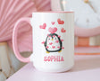 Personalized Name Penguin Mug