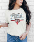Portland Fire Bold Stripes Unisex T-Shirt