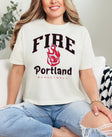 Portland Fire Fierce Energy Women's Cropped Boxy Tee