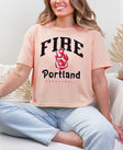 Portland Fire Fierce Energy Women's Cropped Boxy Tee