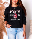 Portland Fire Ignite the Court Crewneck Sweatshirt