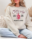 Portland Fire Ignite the Court Crewneck Sweatshirt