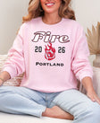 Portland Fire Ignite the Court Crewneck Sweatshirt