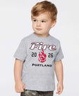 Portland Fire Ignite the Court Toddler T-Shirt